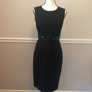 Calvin Klein Black Knit Cocktail Dress